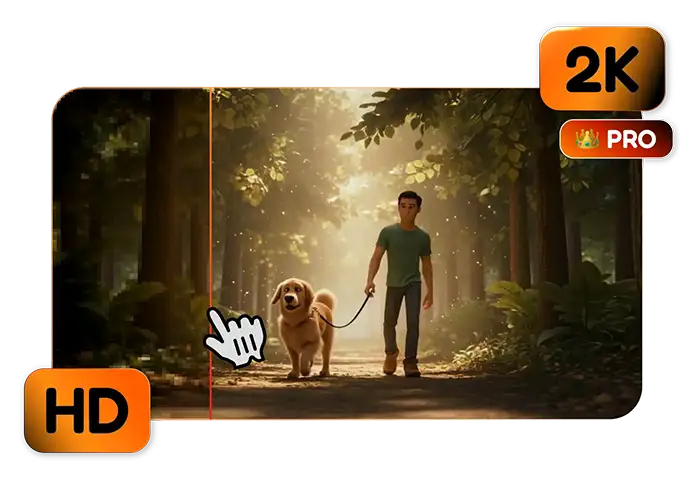 Full HD and 2K video exports