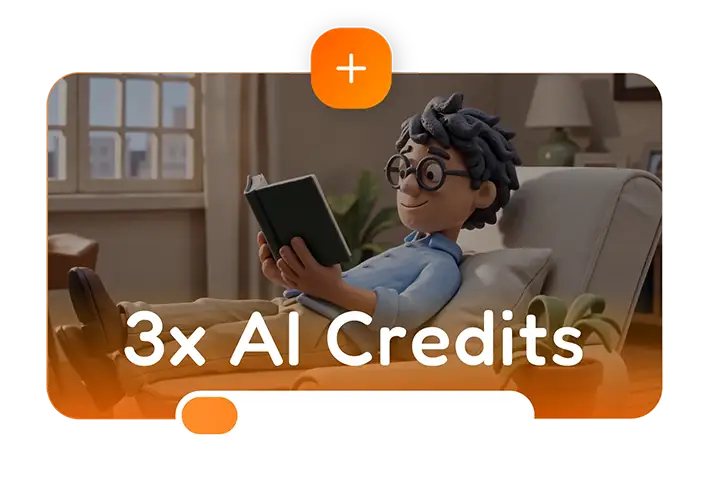 3× more AI credits